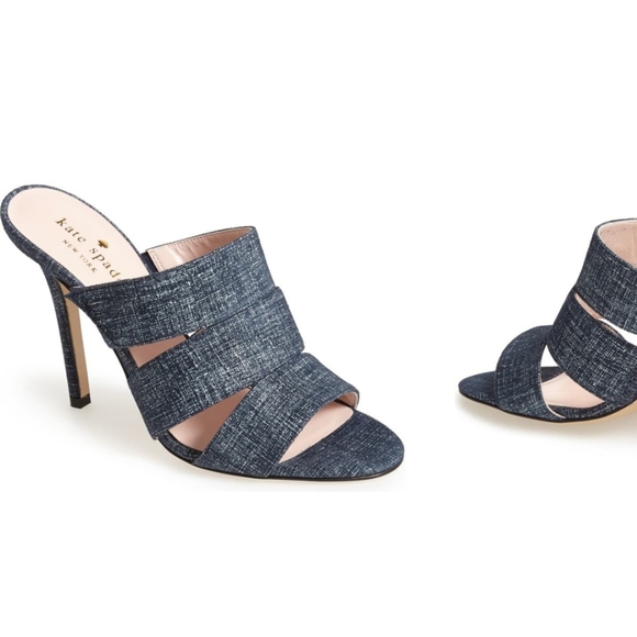Kate Spade NY Fission Denim Heels